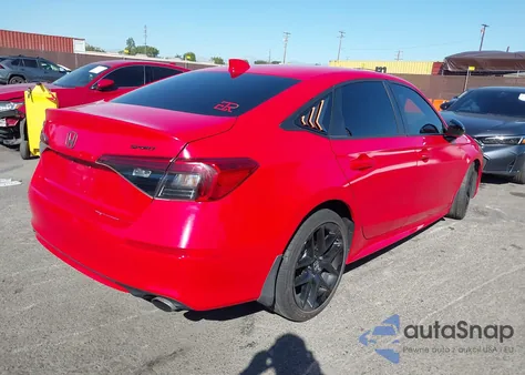 2023 Honda Civic Sport из США, поврежденный, VIN 2HGFE2F57PH513408